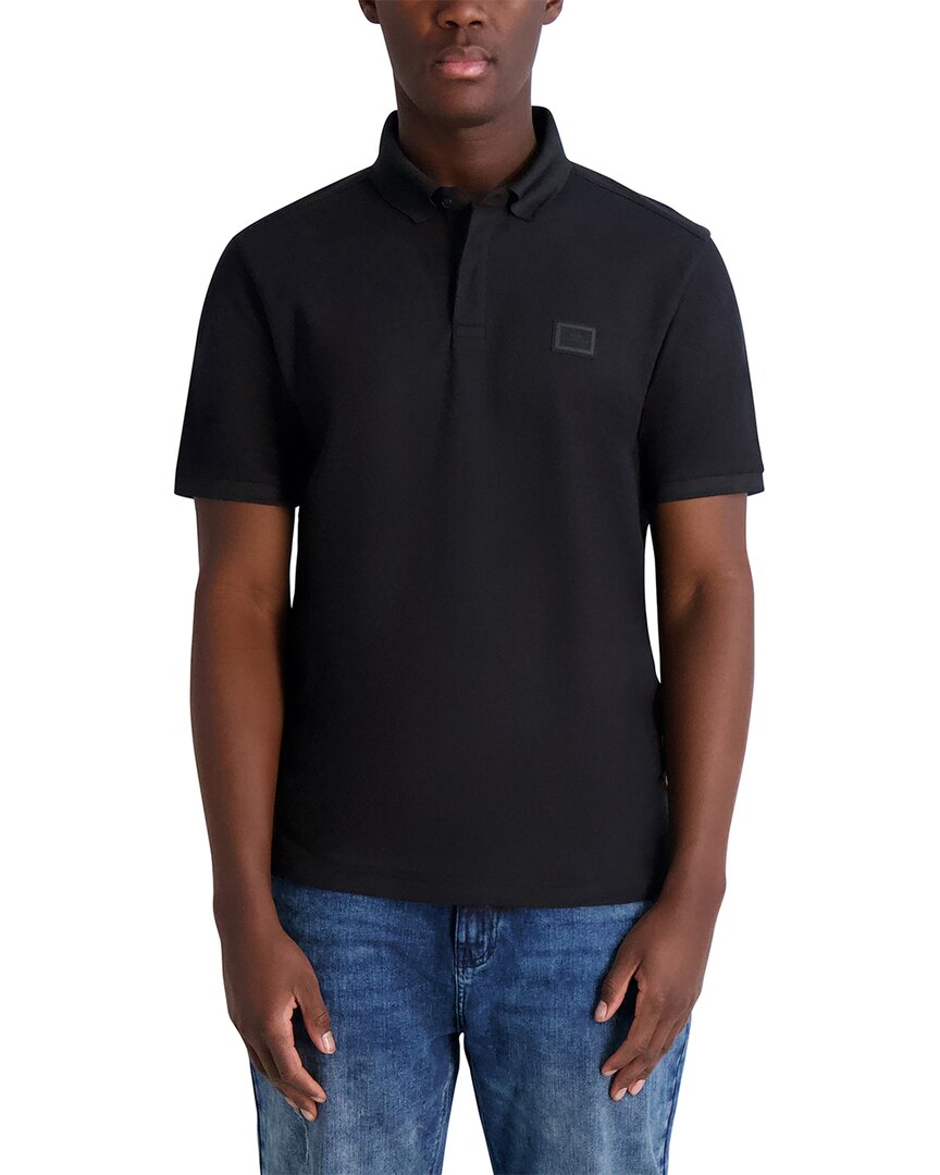 Karl Lagerfeld Polo Shirt In Black