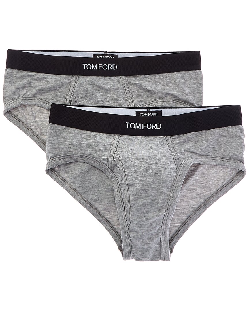 Tom Ford 2pk Brief In Grey