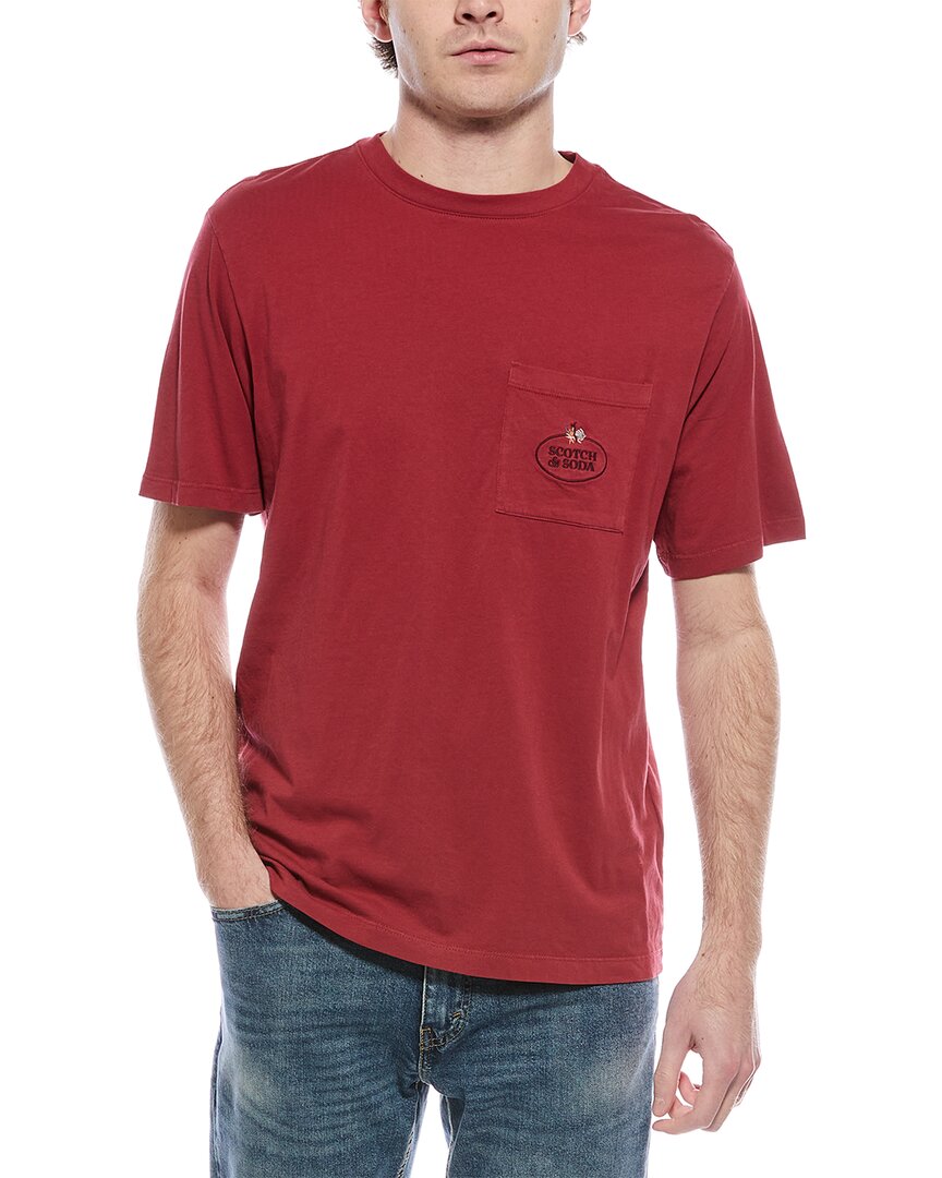 Scotch & Soda Garment-dyed Pocket T-shirt