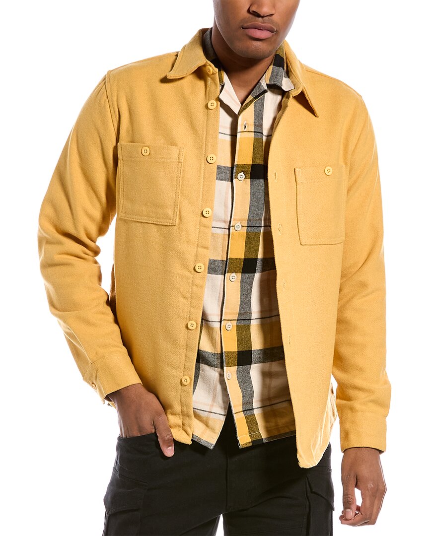 Onia Essential Heavy-weight Overshirt In Yellow