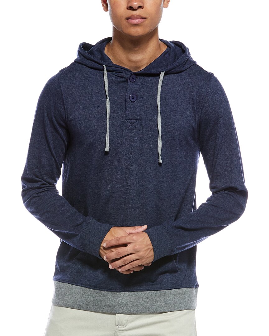 Shop Unsimply Stitched Stitched Henley Hoodie