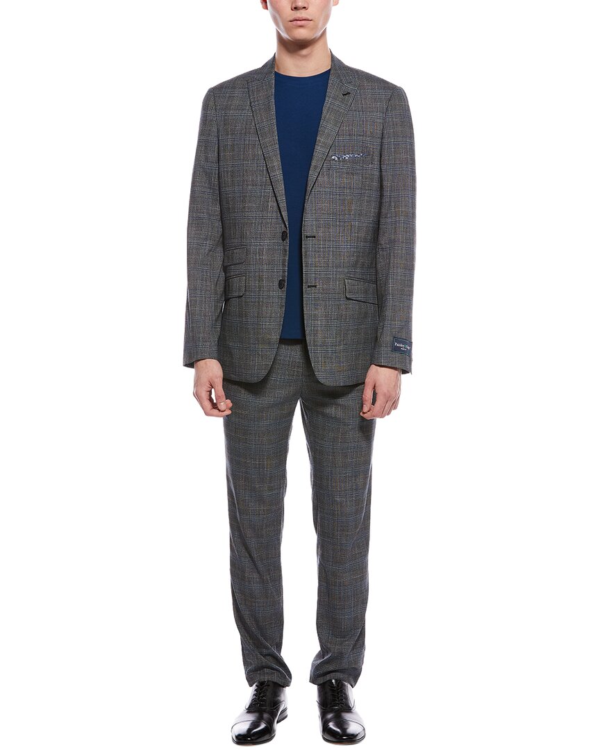Paisley & Gray Ashton Slim Jacket In Gray