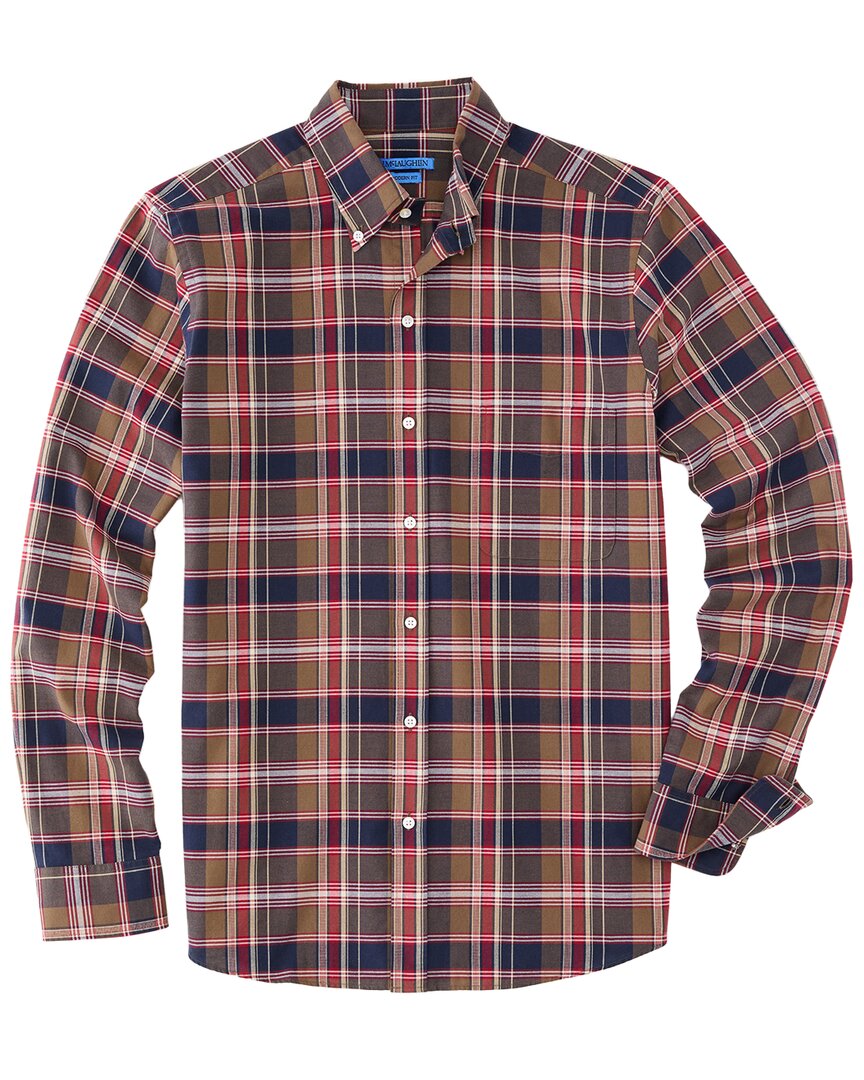 J.mclaughlin J. Mclaughlin Plaid Collis Modern Fit Wo Woven Shirt