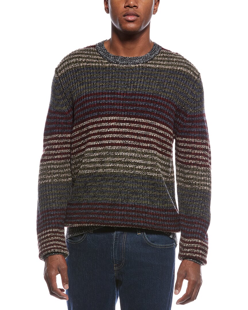 Weatherproof Vintage Mixed Stripe Crewneck Sweater In Multi