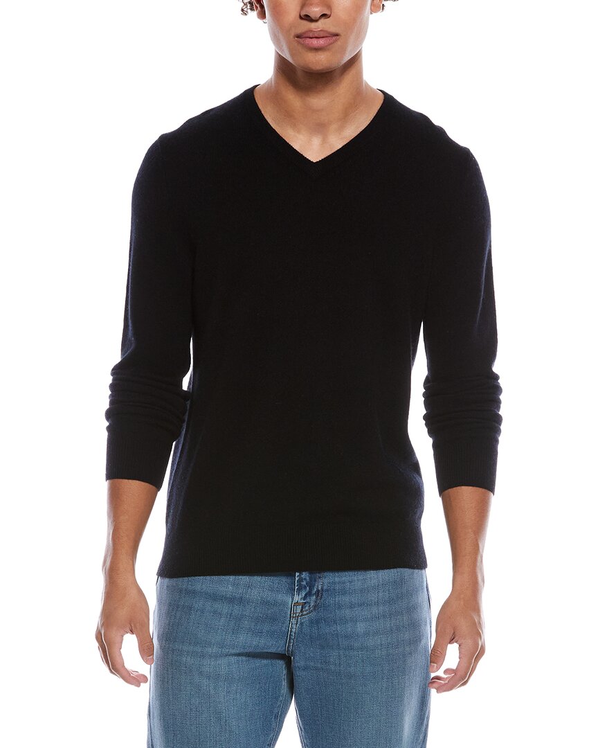 Phenix Cashmere V-neck Sweater In Black