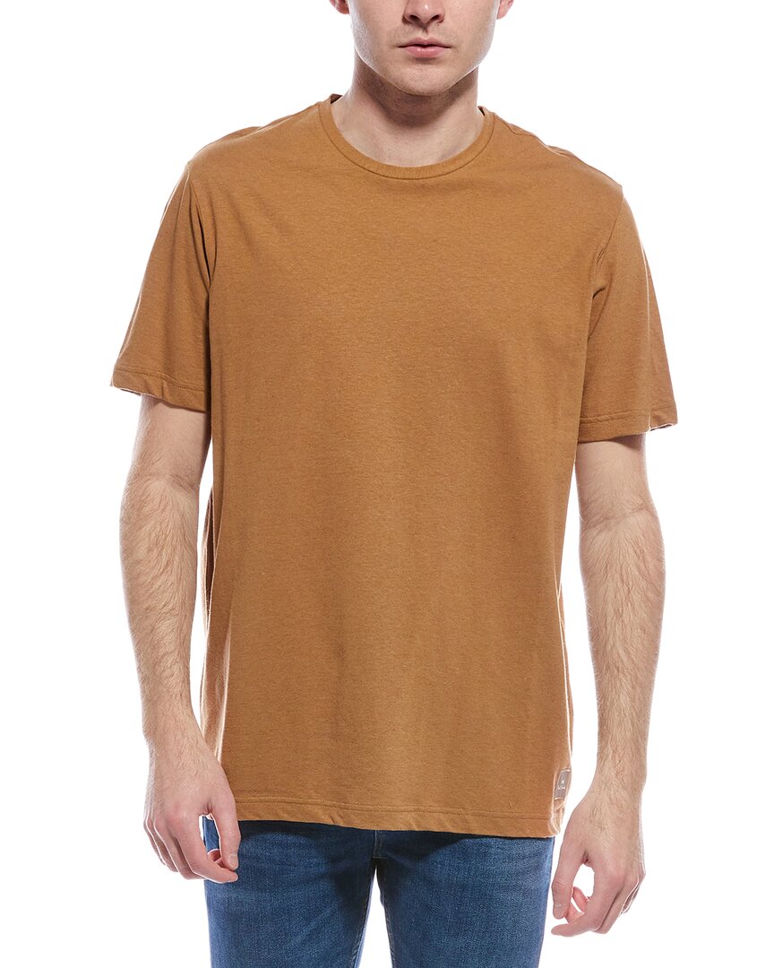 Ps By Paul Smith Regular Fit Linen-blend Shirt In Brown