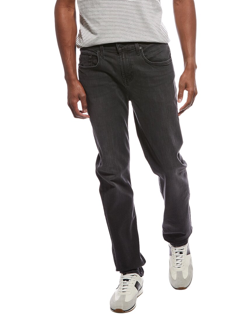 7 FOR ALL MANKIND 7 FOR ALL MANKIND SLIMMY CLEAN POCKET WASHED BLACK SLIM STRAIGHT JEAN 