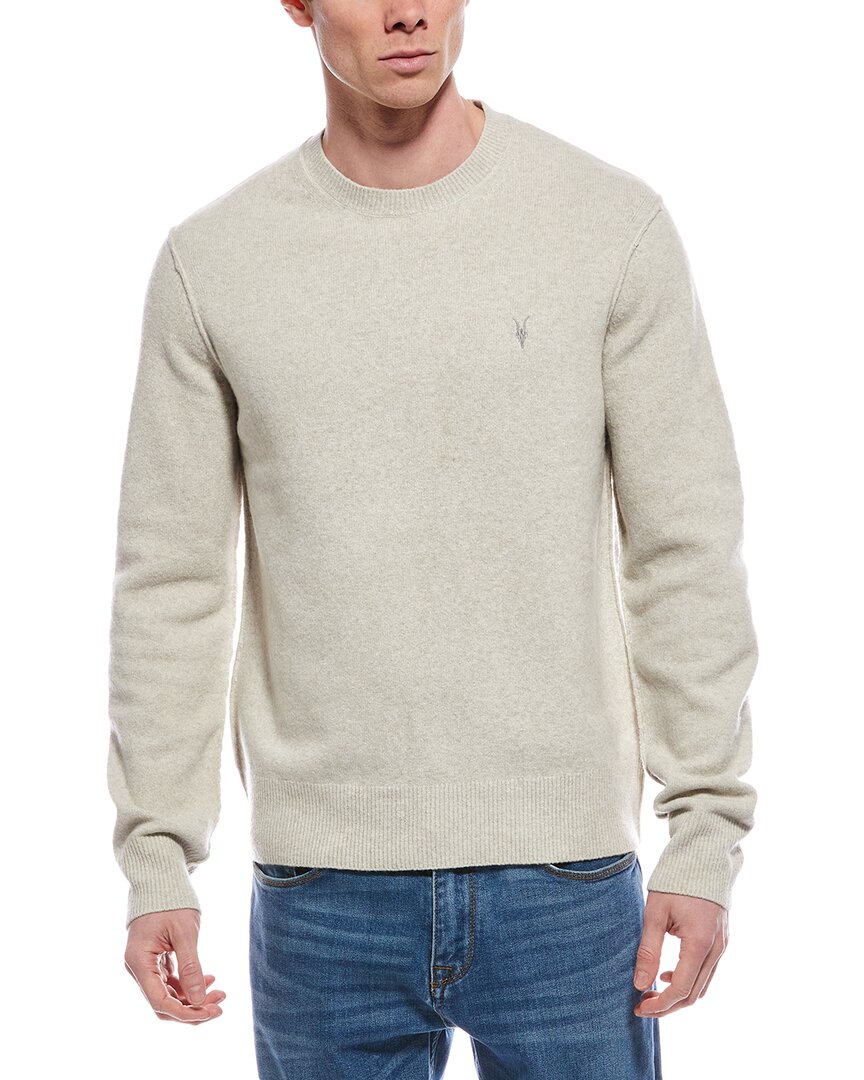 Allsaints Statten Wool-blend Crewneck Sweater