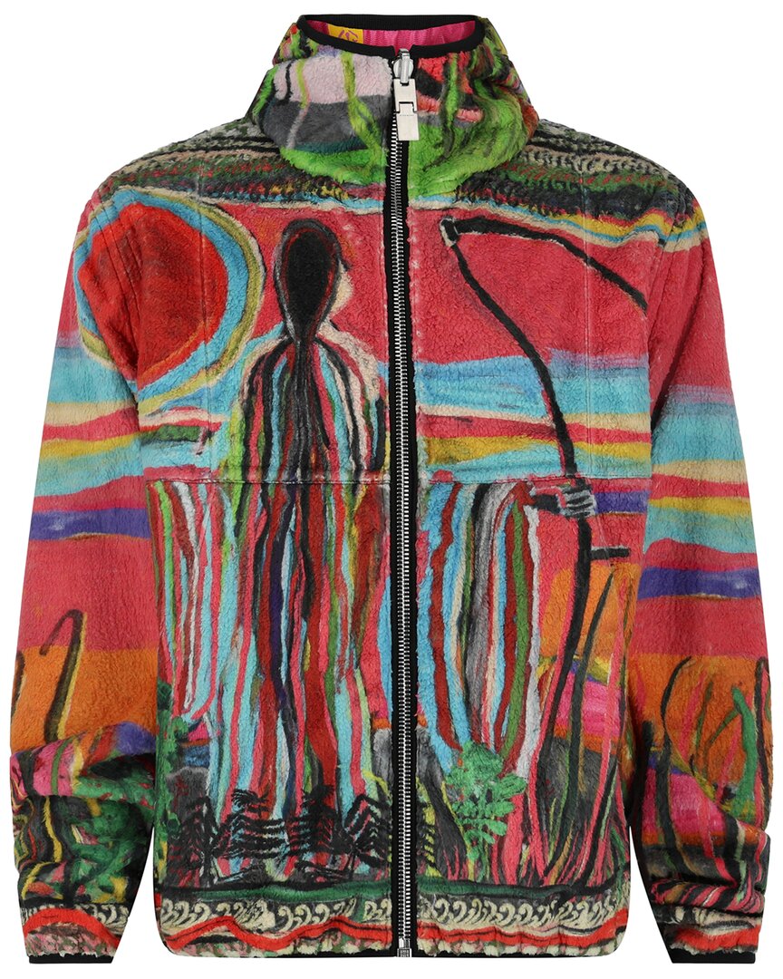 Givenchy Josh Smith Reversible Fleece Jacket In Multi