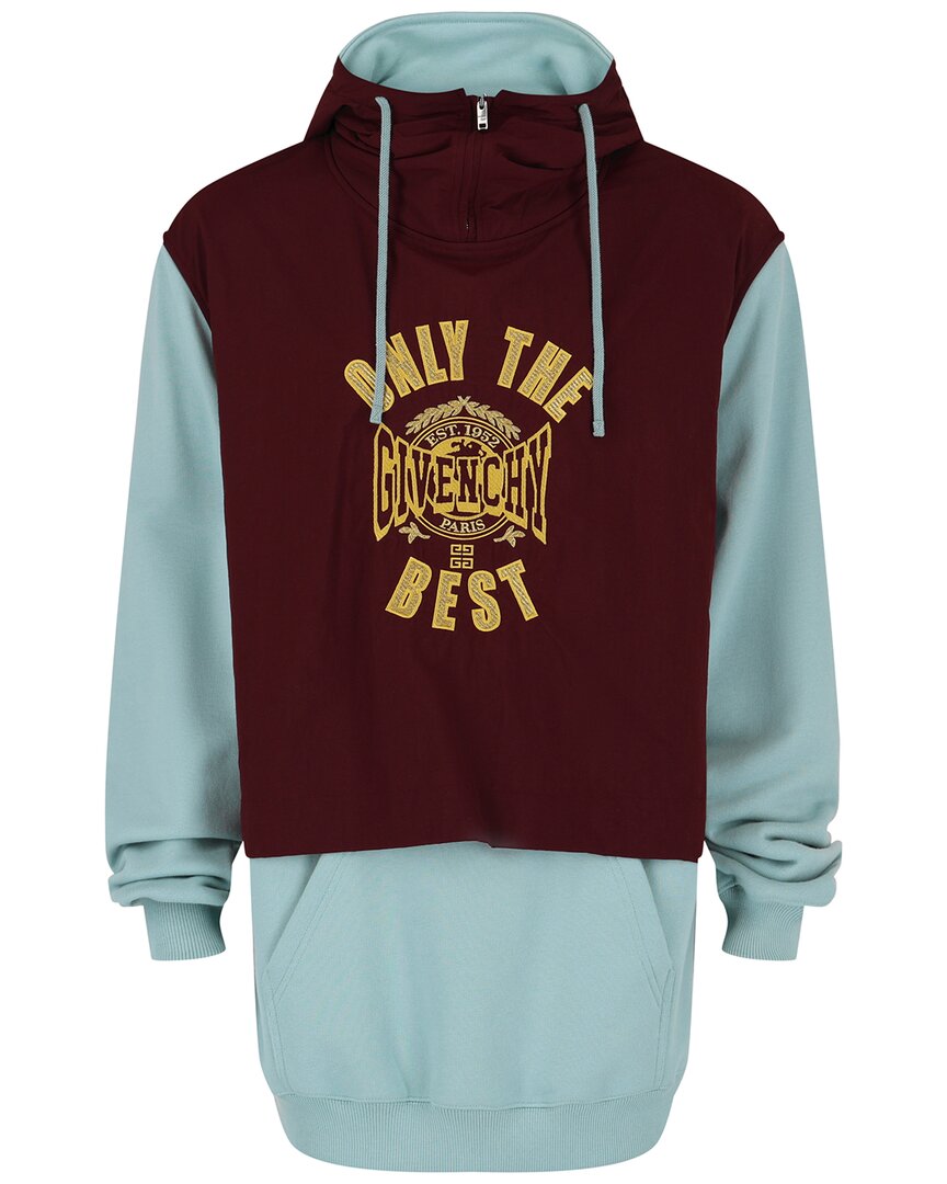 Givenchy Hoodie In Aubergine Grey
