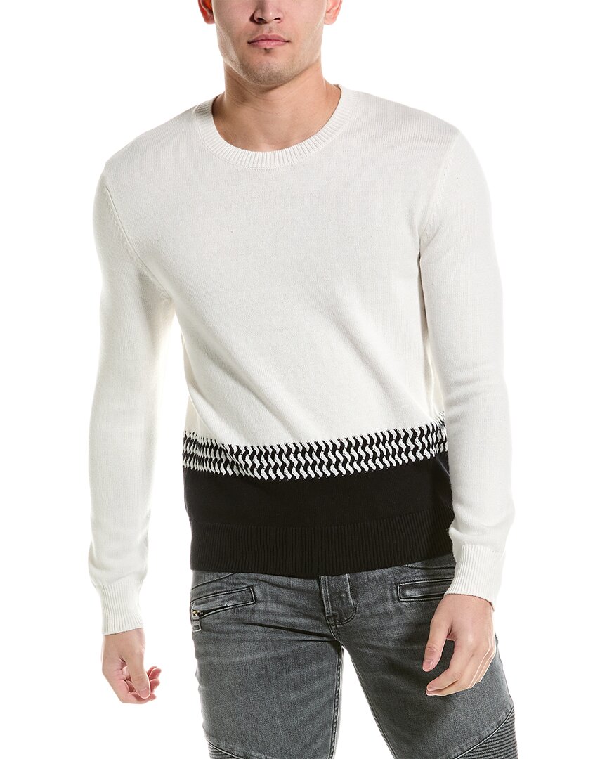 The Kooples Crewneck Sweater In White