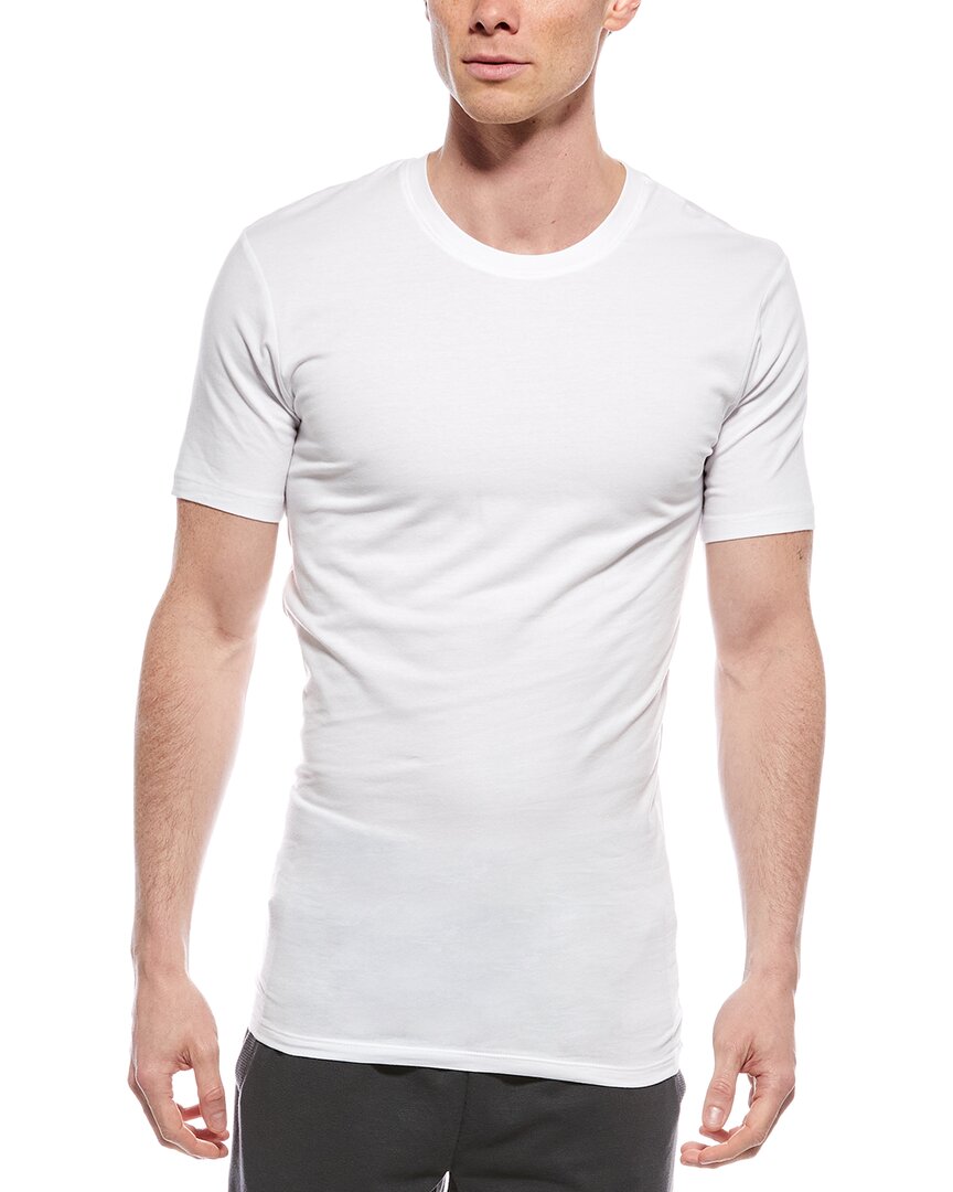 Tommy John Set Of 2 Stay-tucked Crewneck Undershirt In White