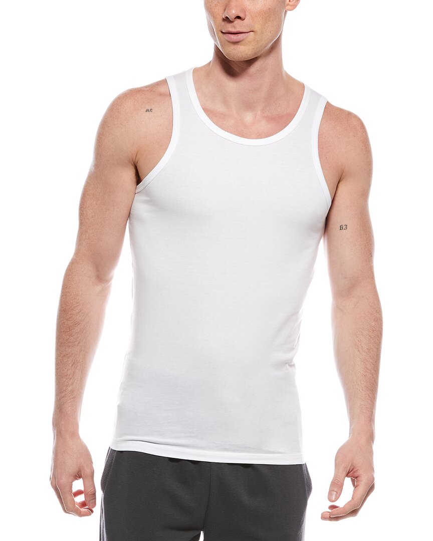 Tommy John Set Of 2 Stay-tucked Undershirt Tank In White