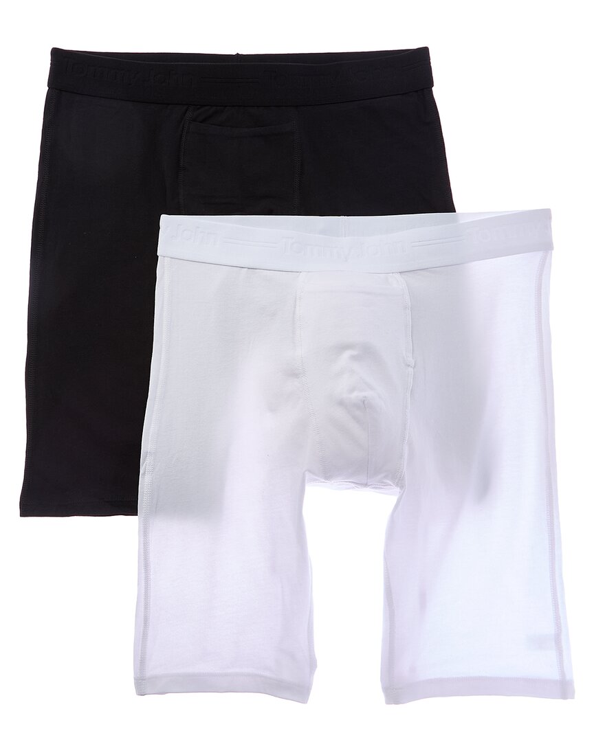 Tommy John 2pk Cotton Basics Boxer Brief In White