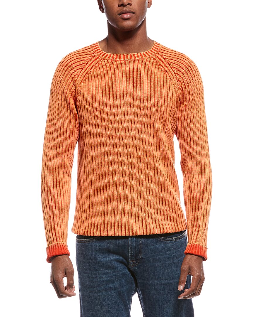 Tyler Boe Lightweight Crewneck Sweater In Orange