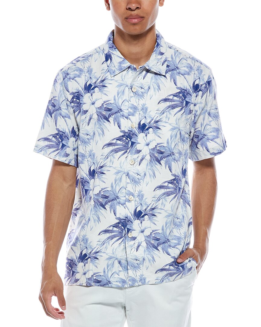 Tommy Bahama Palmeras Party Silk-blend Camp Shirt