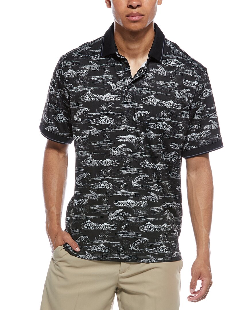 Tommy Bahama Black Texas Longhorns Sport Bay View Islandzone Polo In Black
