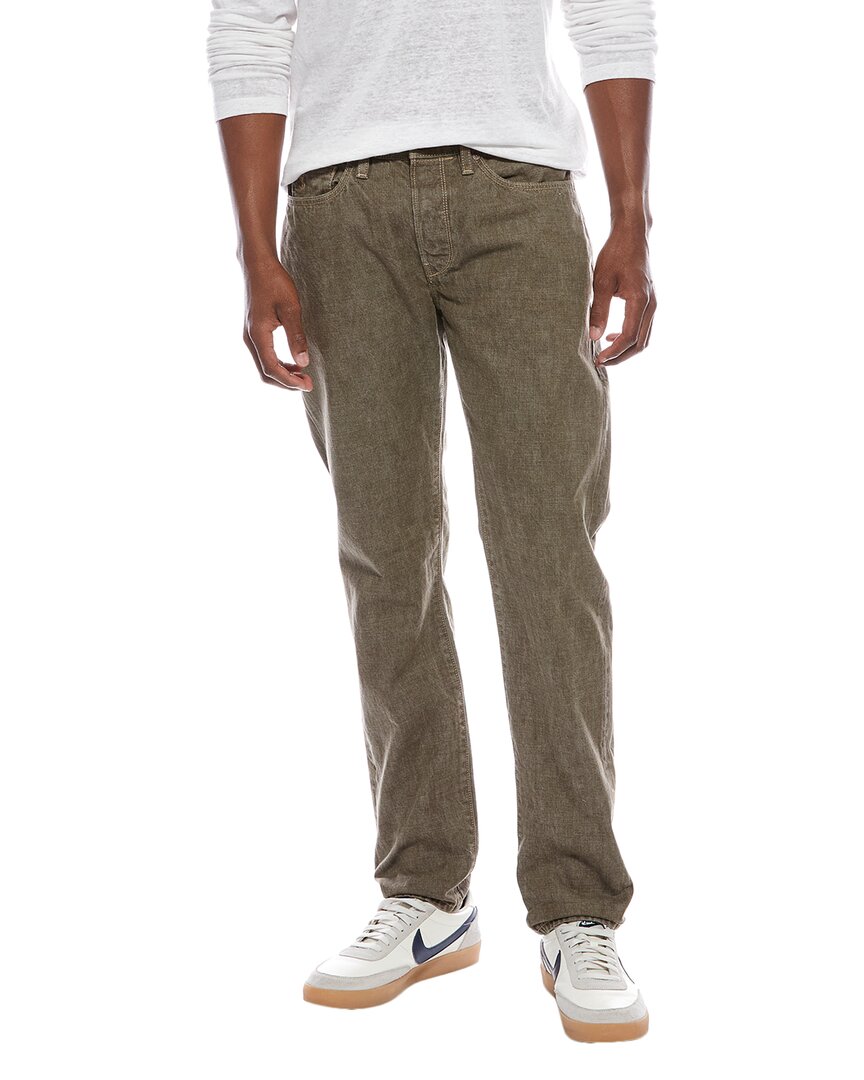 Todd Snyder Lightweight Whiskey Slim Fit Jean In Green