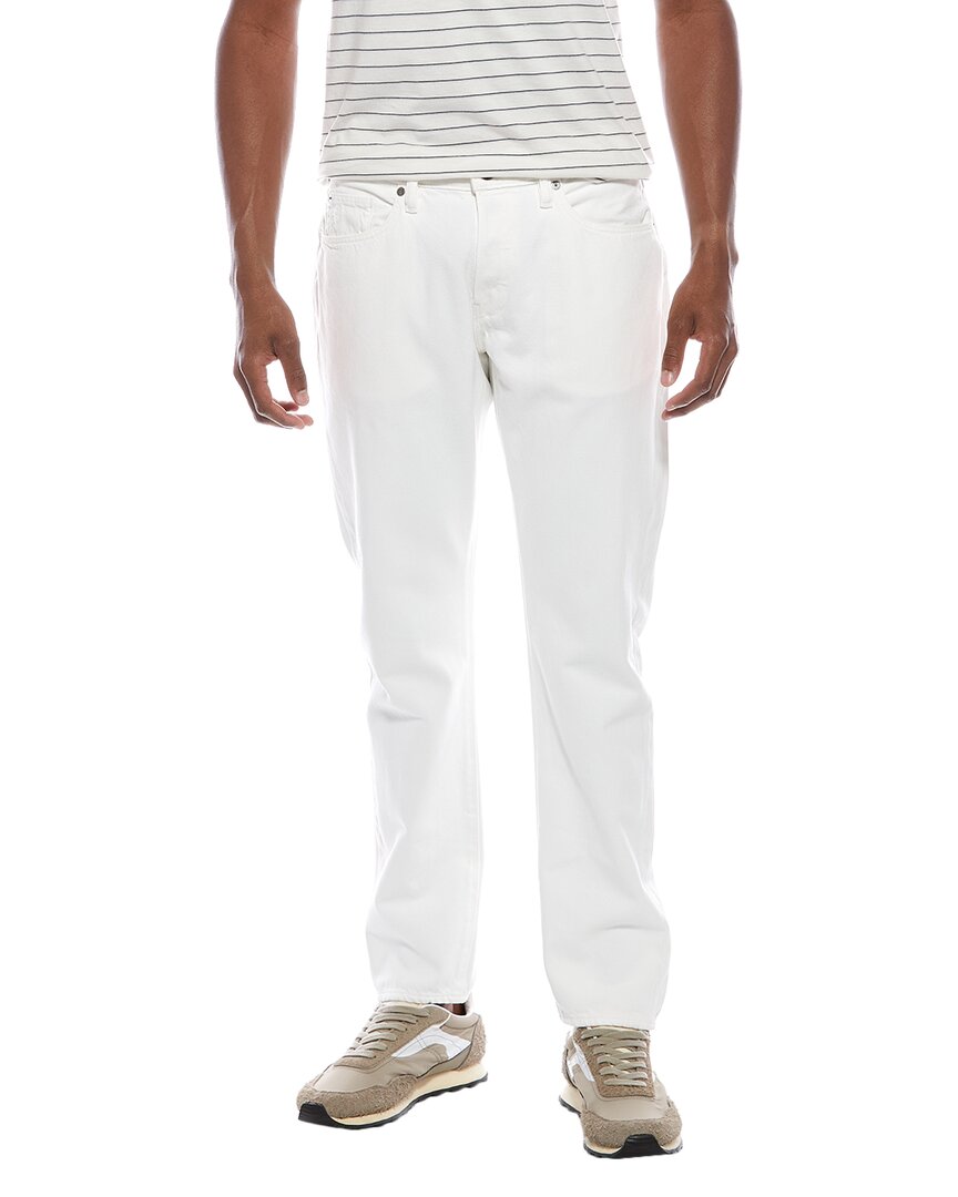 Todd Snyder Slim Fit Japanese White Wash Jean In White