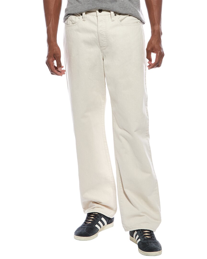 Todd Snyder Birch Canvas Slim Fit Jean In White