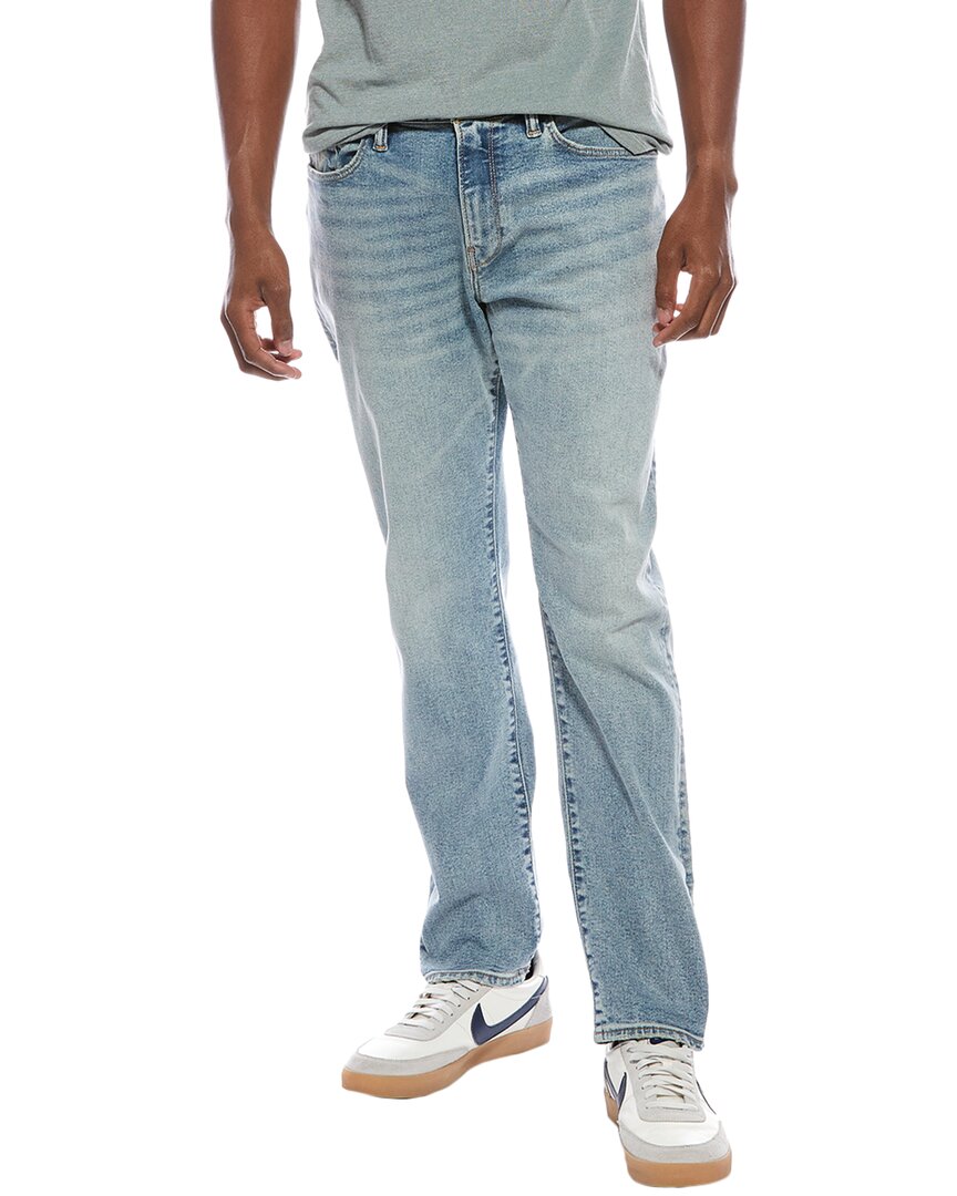 Todd Snyder Stretch Faded Indigo Wash Straight Fit Jean In Blue