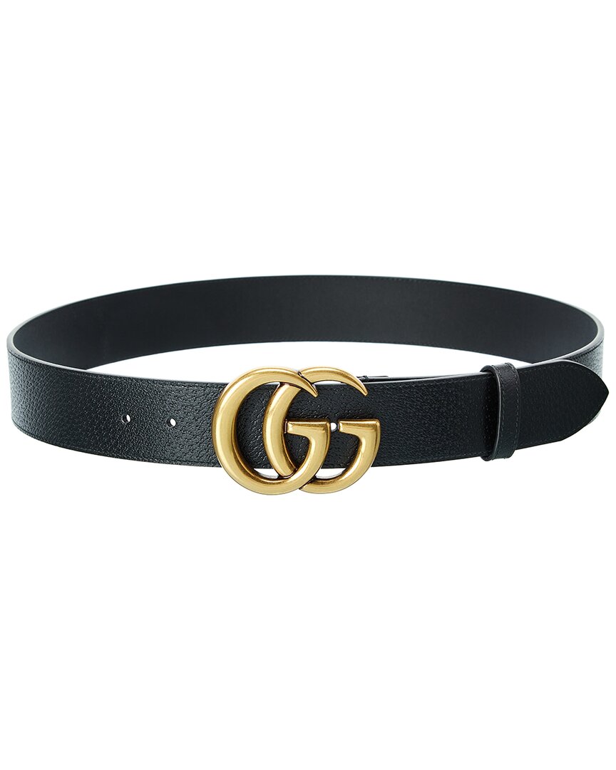 GUCCI DOUBLE G LEATHER BELT