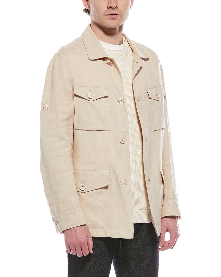 Brunello Cucinelli Linen & Wool-blend Jacket