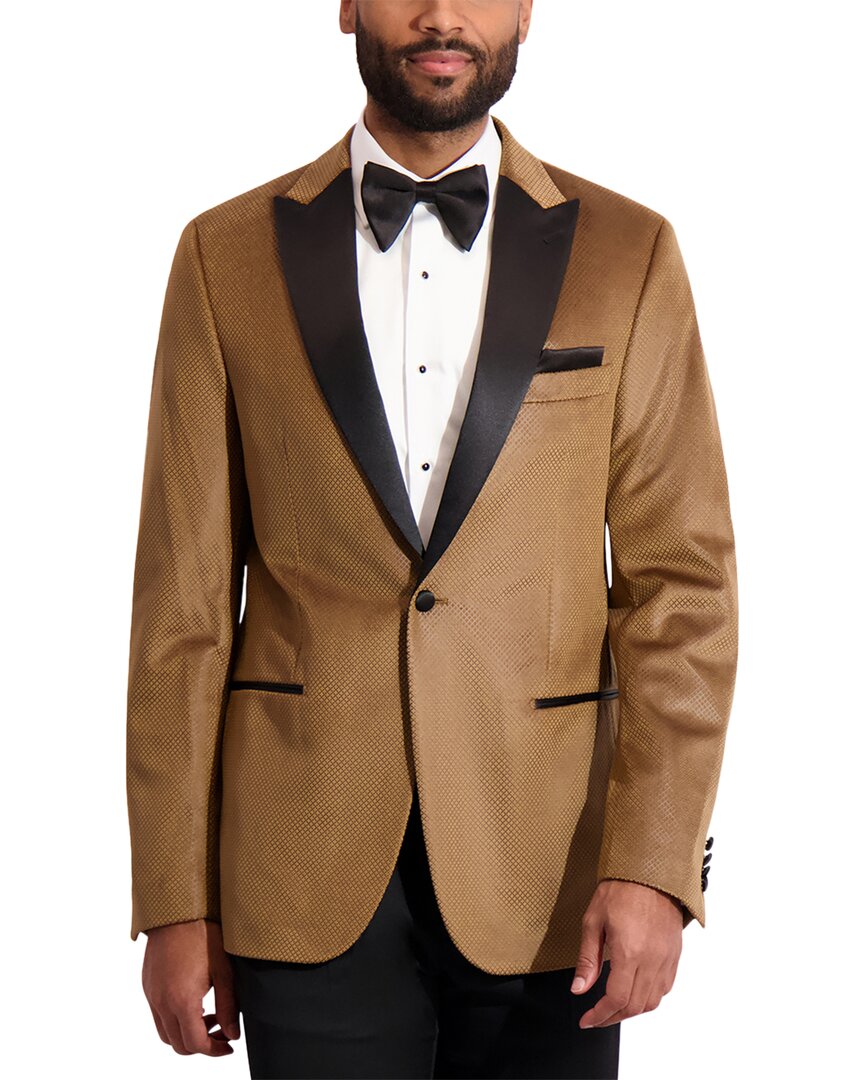 Shop Ike Behar Velvet Tuxedo Jacket
