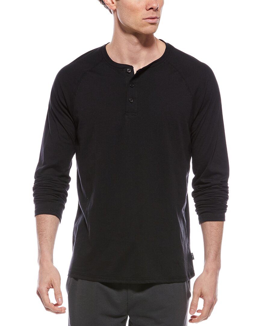 Eddie Bauer Henley Shirt In Black