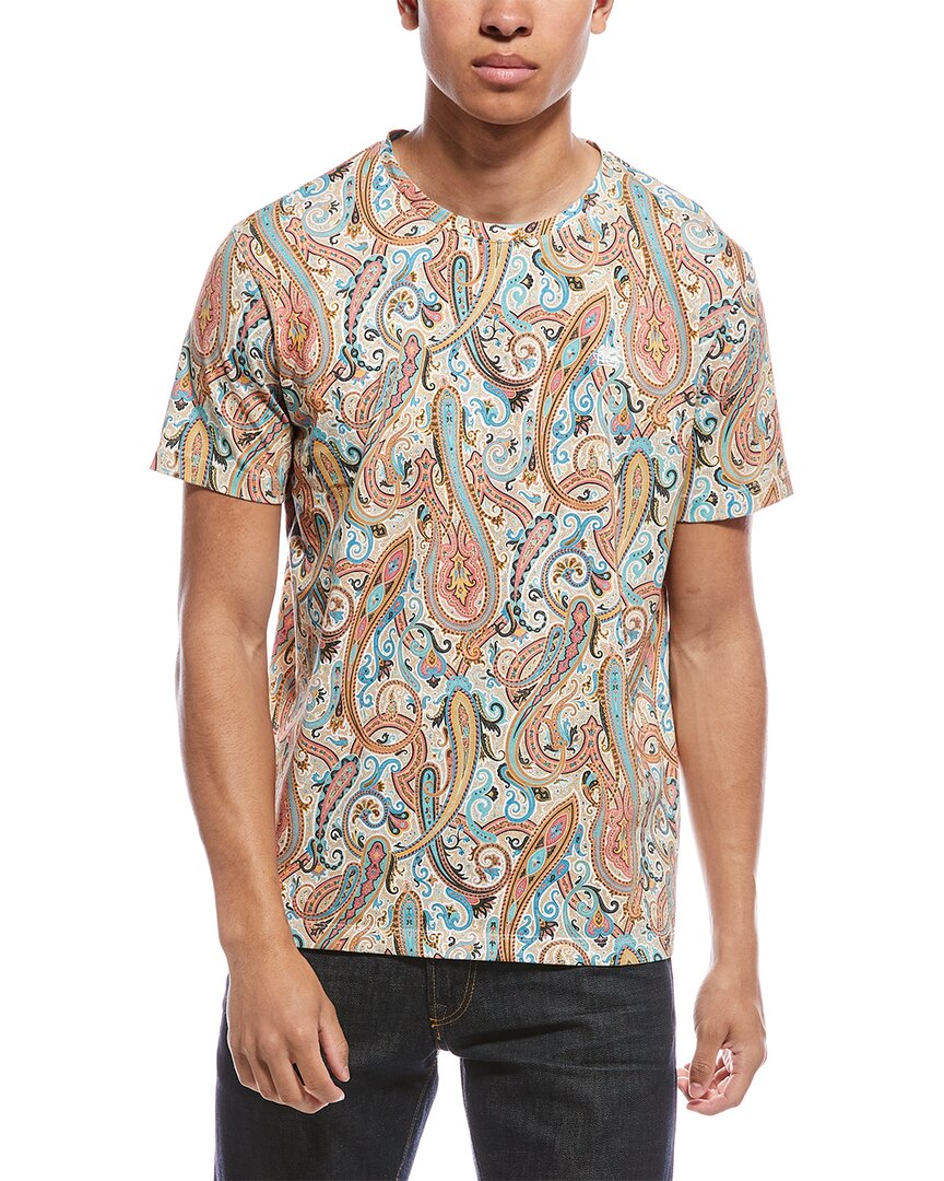Tシャツ・カットソー ETRO SS25 T-SHIRT ROMA (MRMA0002 AK584 X0883) Etro Tshirt Roma - Black - Men | MRMA0002AK584X0883 | thebs.com