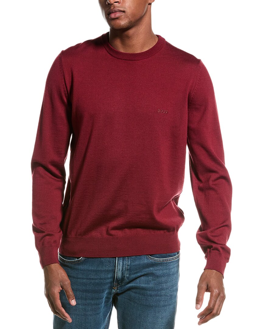 HUGO BOSS BOSS HUGO BOSS BOTTO WOOL CREWNECK SWEATER
