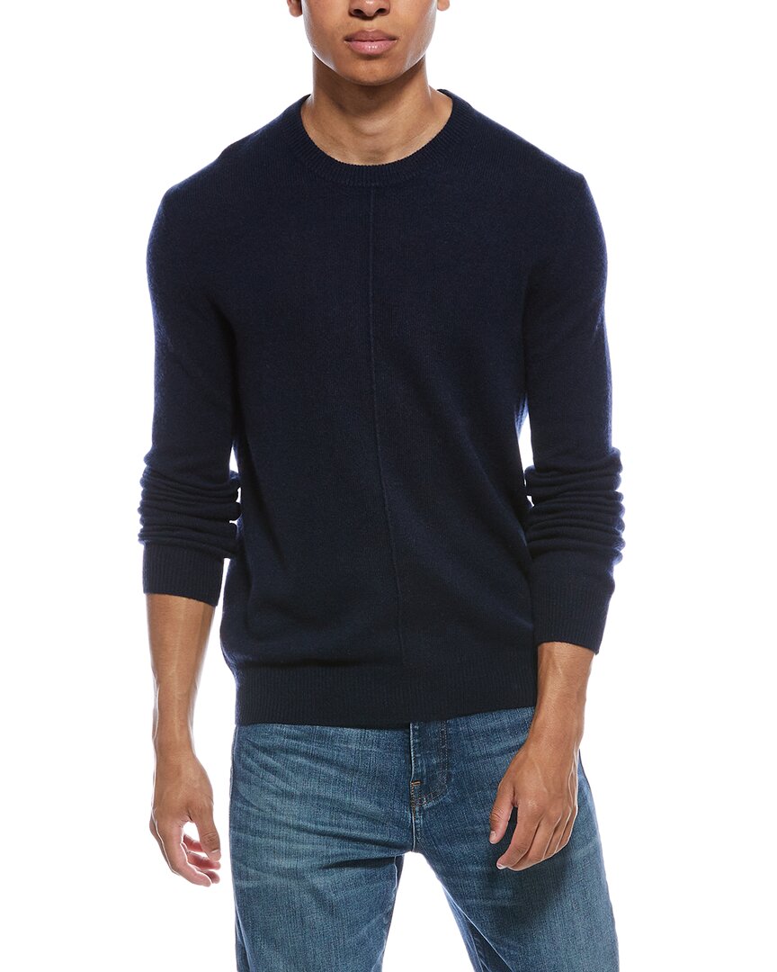 Atm Anthony Thomas Melillo Cashmere Crew Neck Sweater In Burgundy