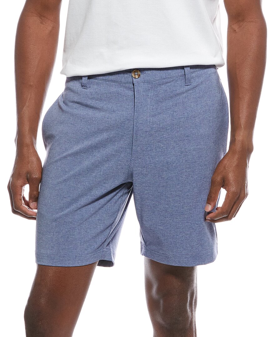 Tailorbyrd Ripstop Grid Melange Performance Short