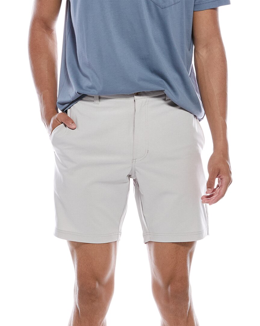 Tailorbyrd Ripstop Grid Melange Performance Short