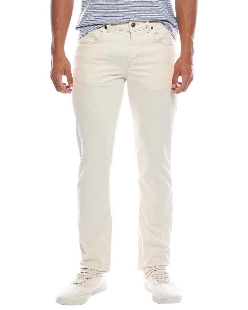7 For All Mankind Inactive/dnu  Slimmy Left Hand Natural Jean In Nude