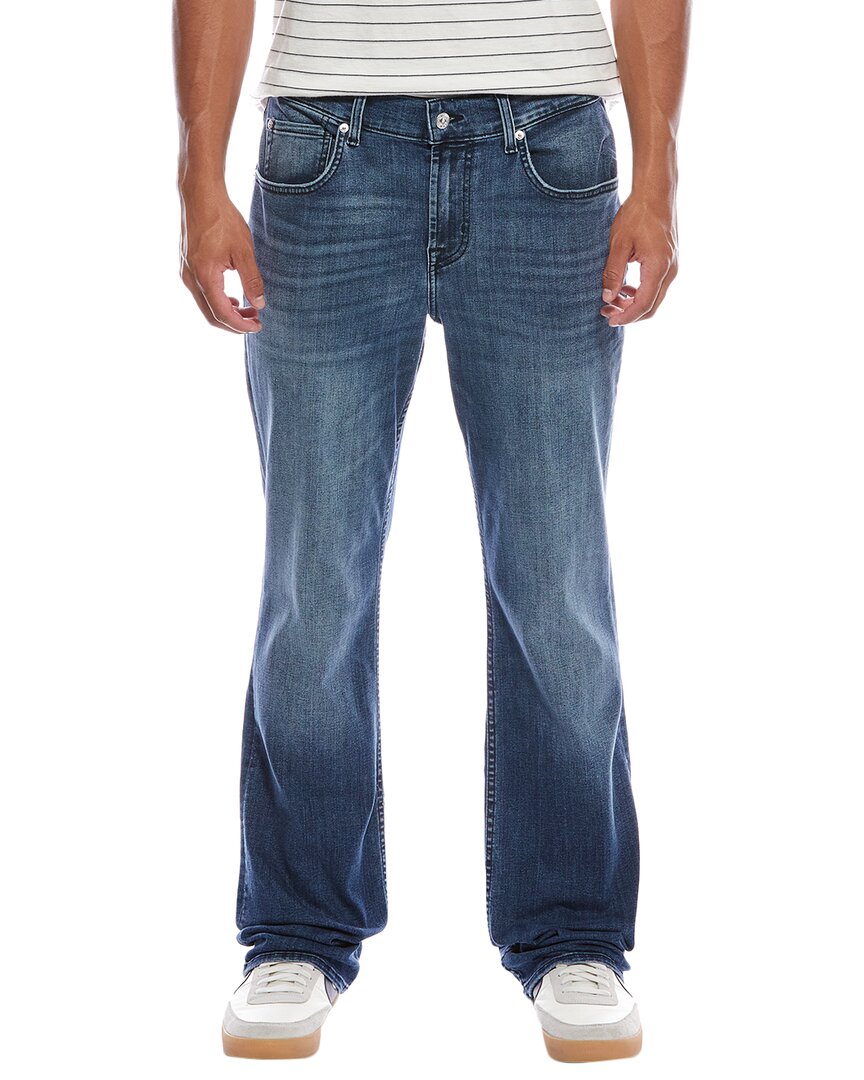 7 For All Mankind Brett Pasadena Straight Jean In Blue