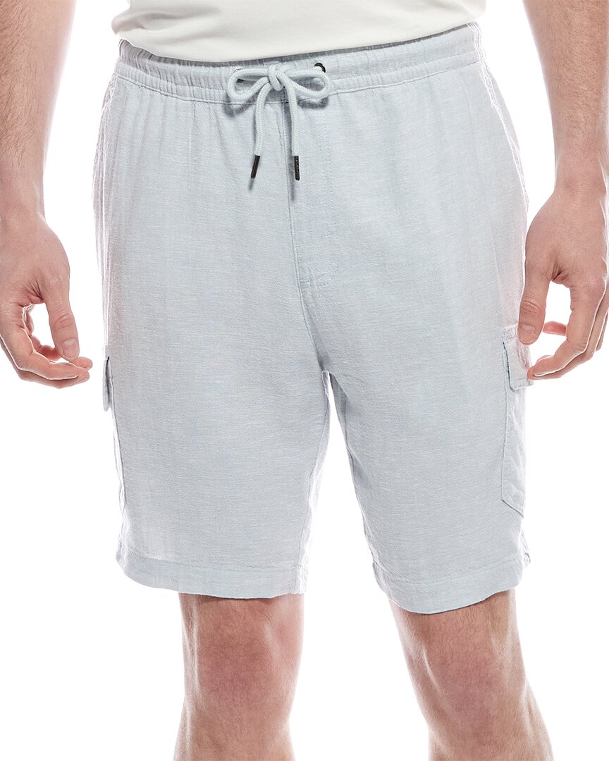 Mr. Swim Mr.swim Linen-blend Short In Gray