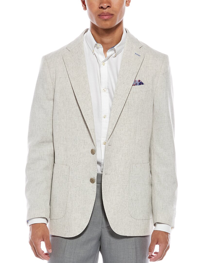 Tailorbyrd Textured Sportcoat In Gray