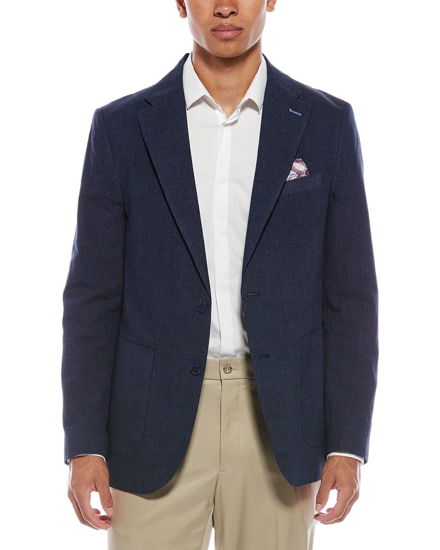 Tailorbyrd Pindot Sportcoat In Blue