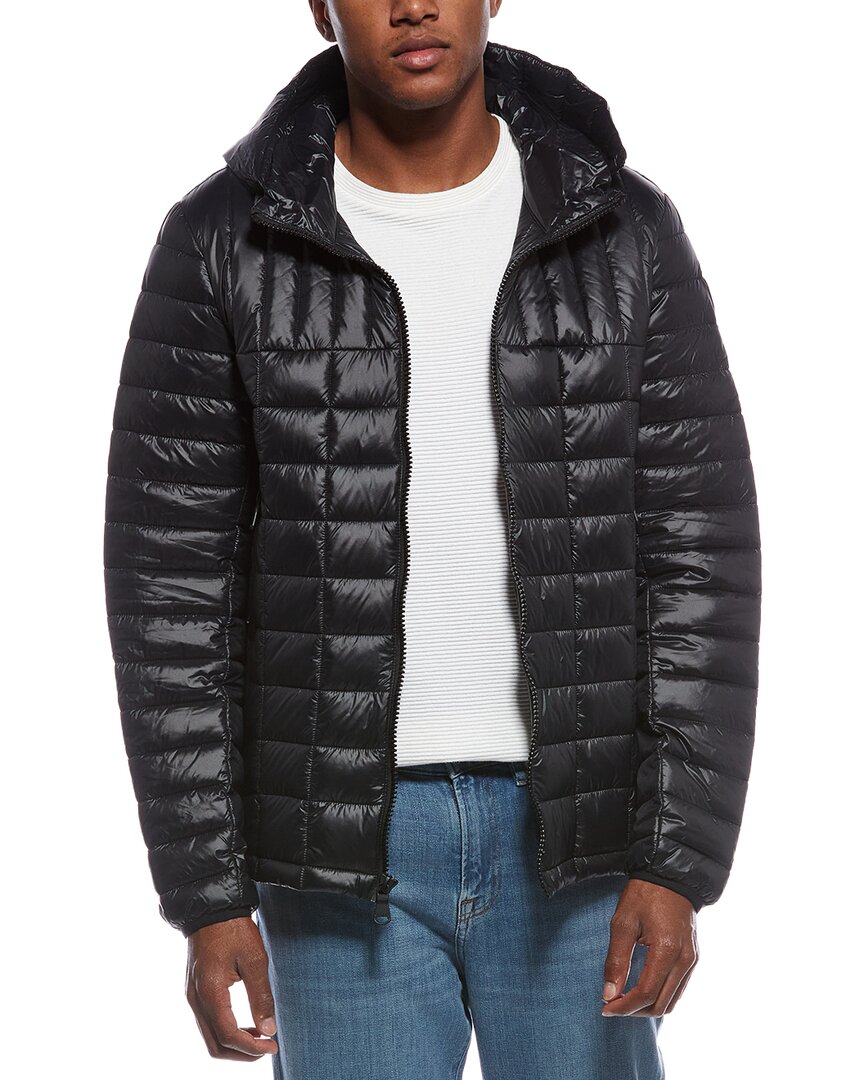 Pajar Niran Lightweight Sustainable Square Quilt Jacket In Black