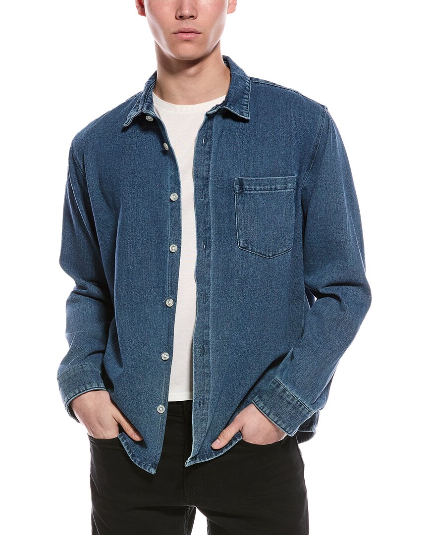 Slate & Stone Denim Overshirt In Blue
