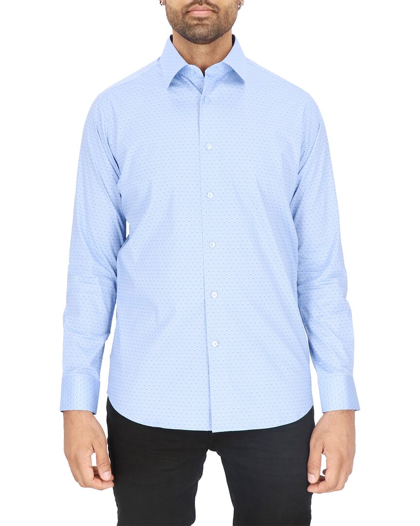 Scotch & Soda Dot Print Modern Fit Dress Shirt