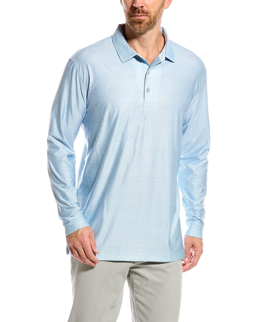 Hickey Freeman Tech Polo Shirt In Blue