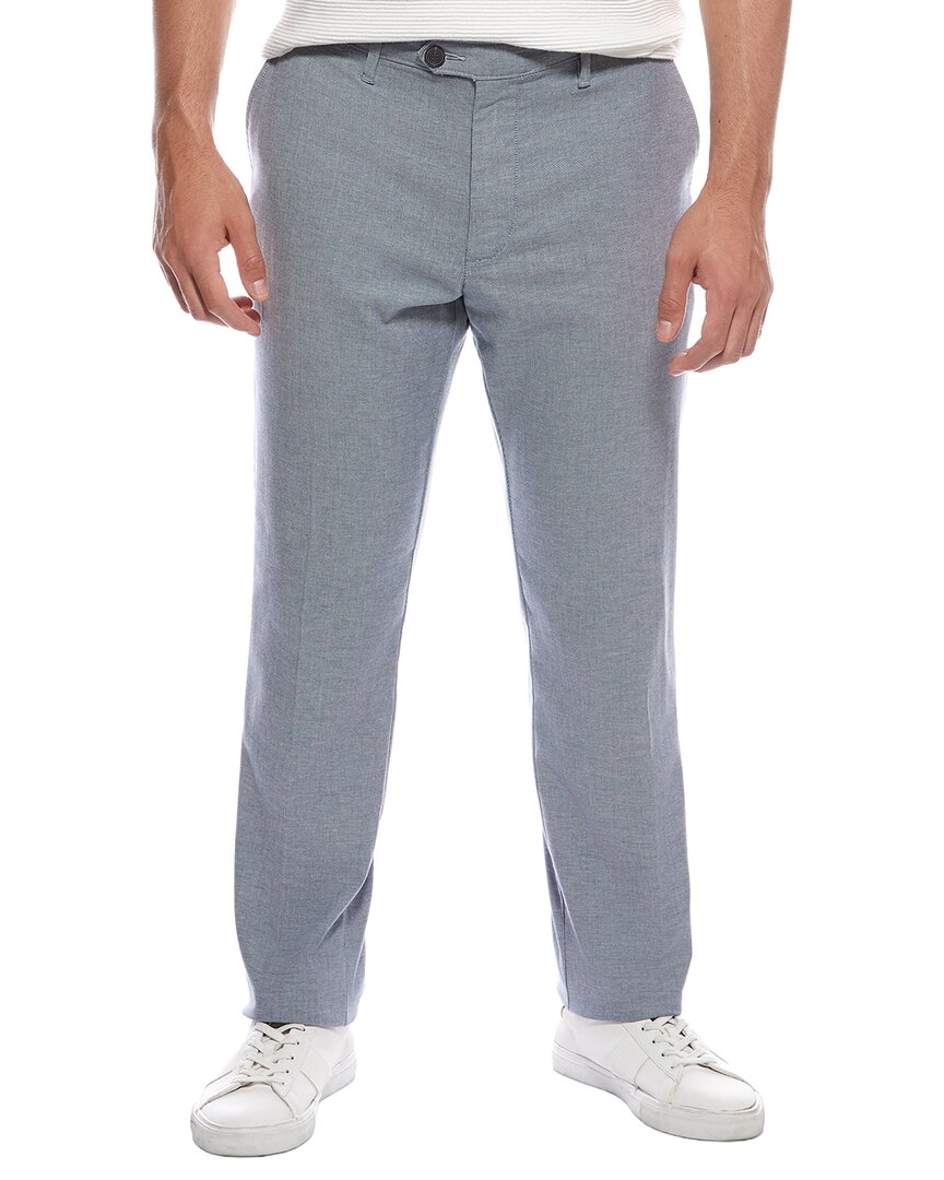Scotch & Soda Flat Front Pant In Blue