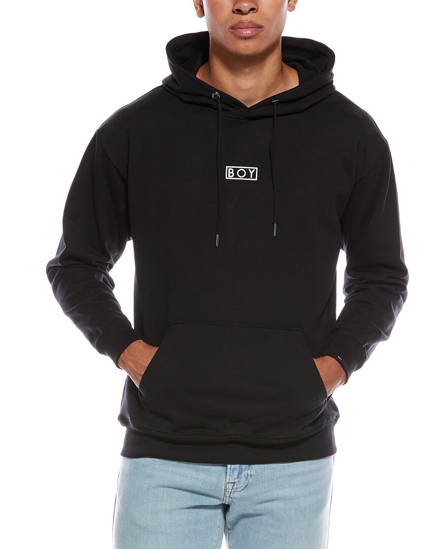 Boy London Eagle Flock Hoodie In Black