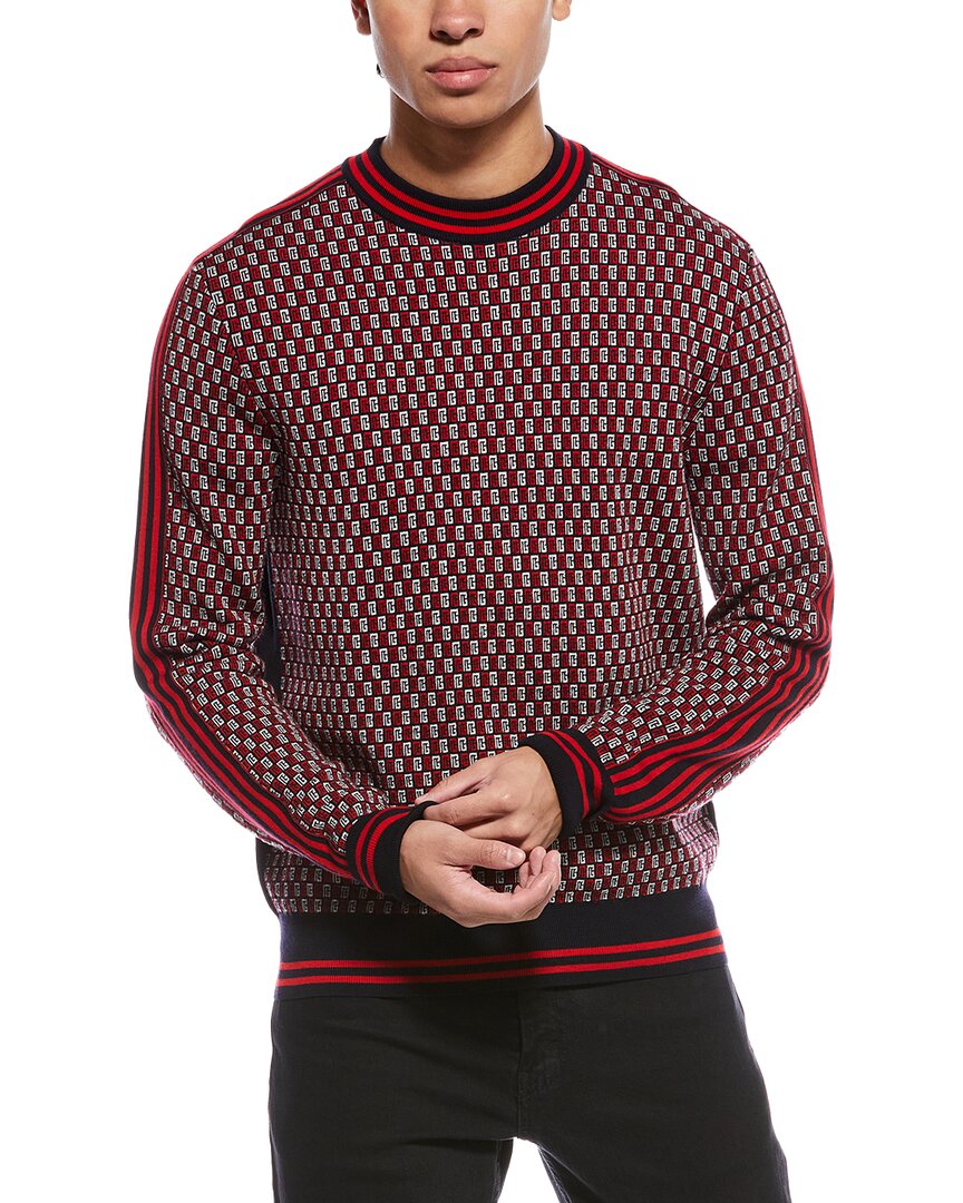Balmain Knit Wool Sweater In Multi