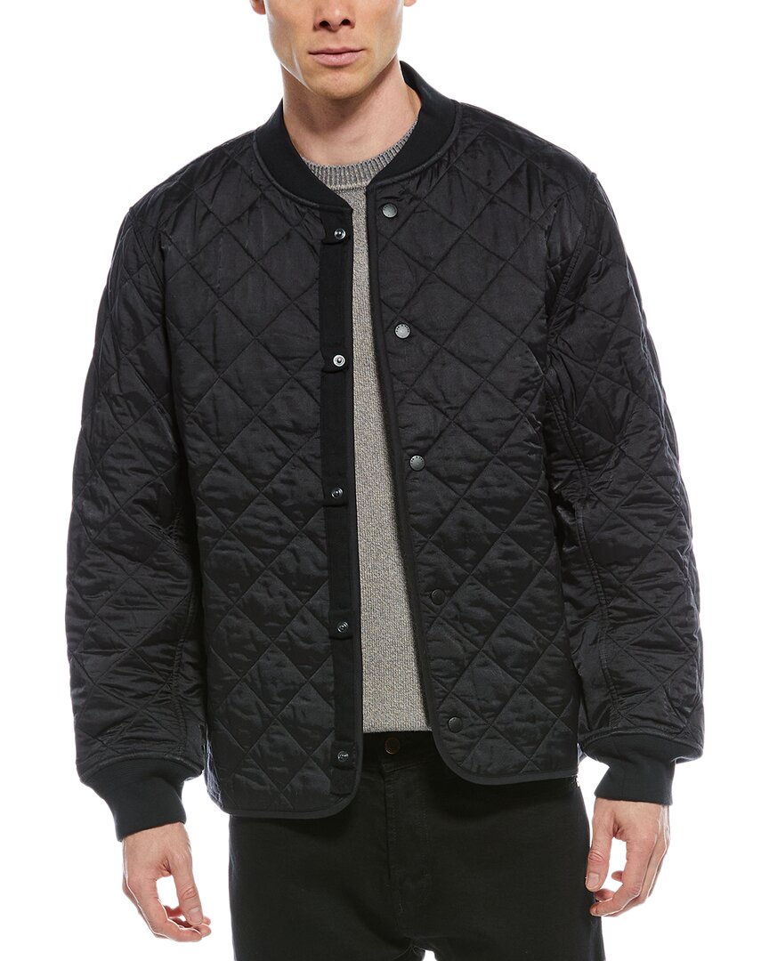 Rag & Bone Long Sleeve Casual Jacket In Black