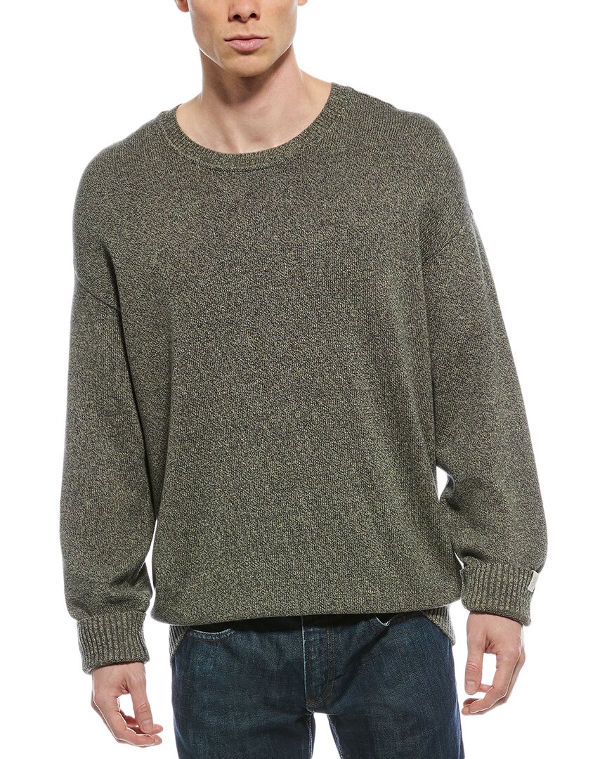 Rag & Bone Dexter Marl Crewneck Sweater In Green