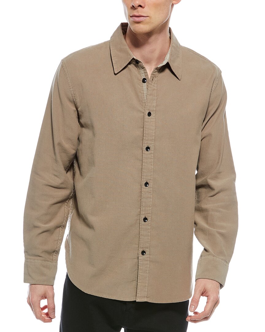 Rag & Bone Finch Corduroy Shirt In Brown