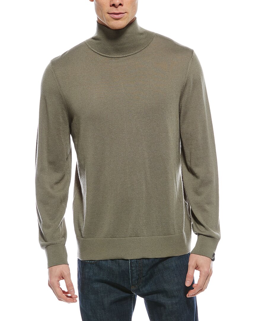 Rag & Bone Roy Wool-blend Turtleneck Sweater In Green